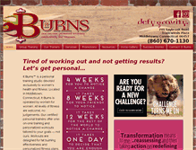 Tablet Screenshot of itburnsfitness.com